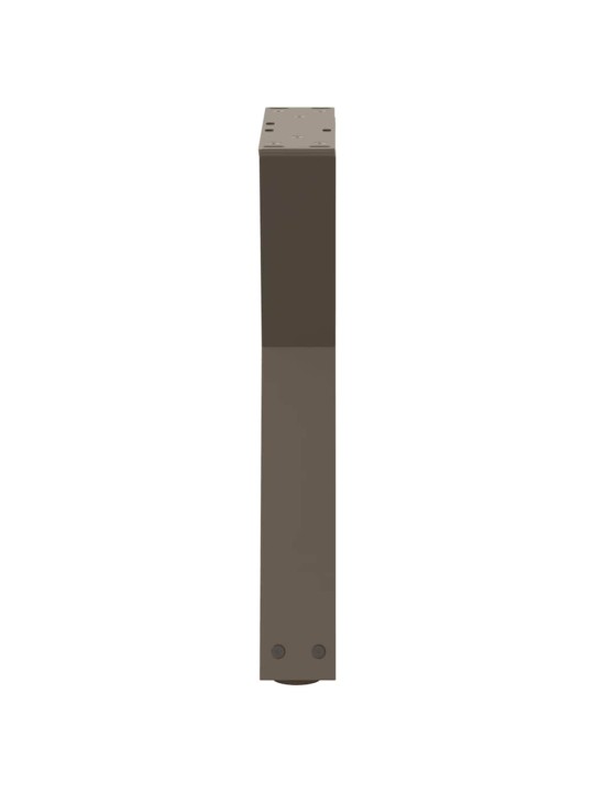 Sohvapöydän jalat 2 kpl luonnonvärinen teräs 28x(42-43,3) cm teräs
