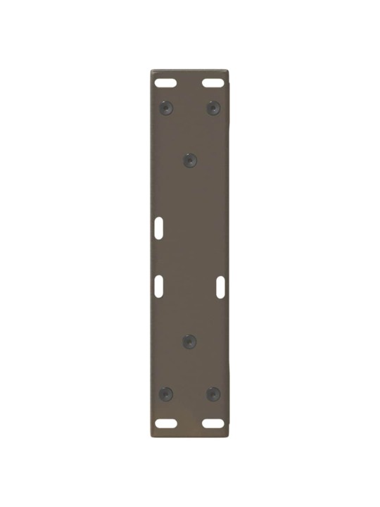 Sohvapöydän jalat 2 kpl luonnonvärinen teräs 28x(42-43,3) cm teräs