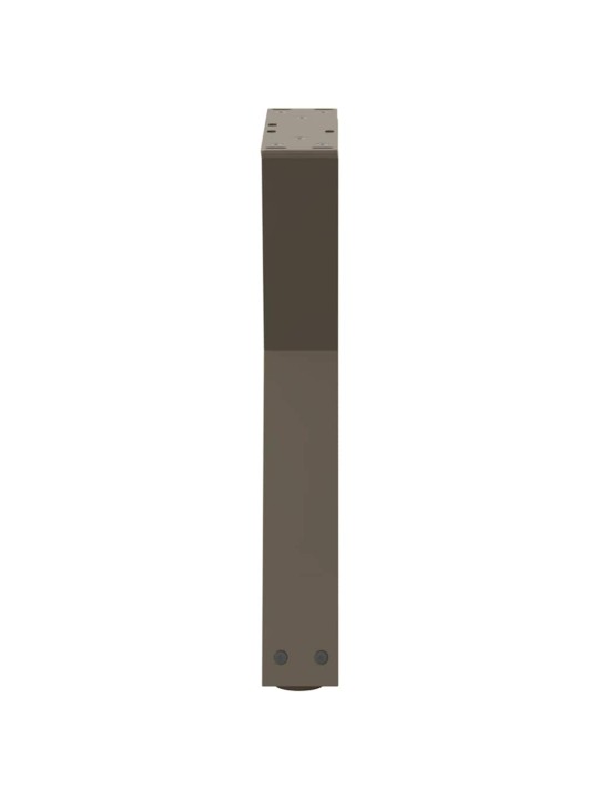 Sohvapöydän jalat 2 kpl luonnonvärinen teräs 38x(42-43,3) cm teräs