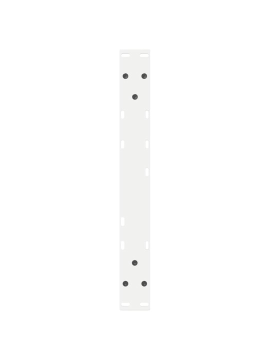 Sohvapöydän jalat 2 kpl valkoinen 50x(42-43,3) cm teräs