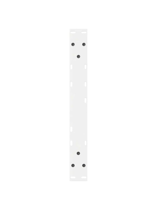 Sohvapöydän jalat 2 kpl valkoinen 60x(42-43,3) cm teräs