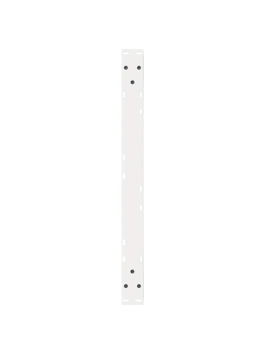 Sohvapöydän jalat 2 kpl valkoinen 70x(42-43,3) cm teräs