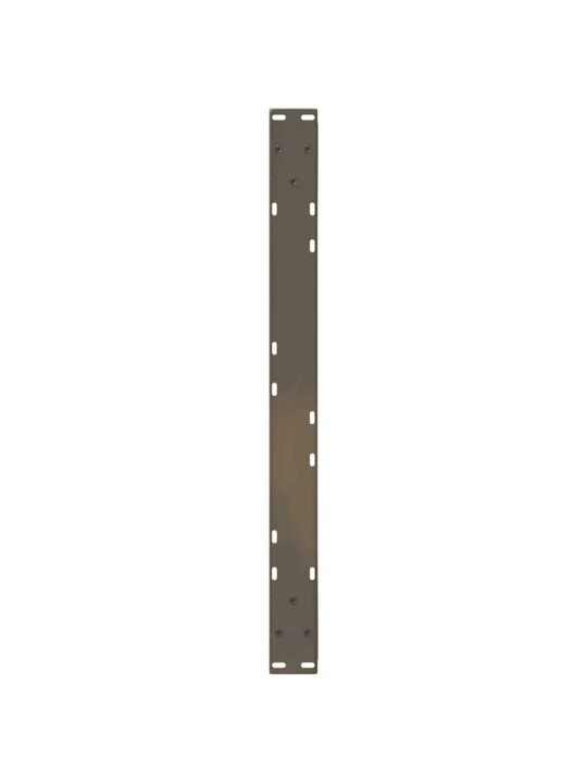 Sohvapöydän jalat 2 kpl luonnonvärinen teräs 70x(42-43,3) cm teräs