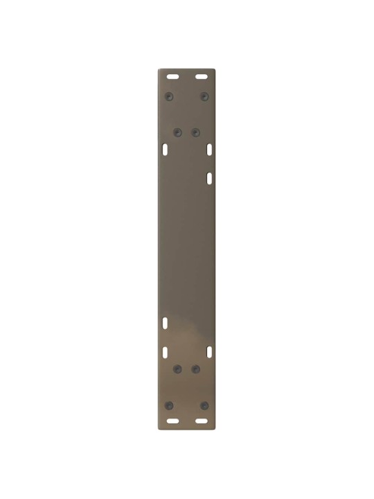 Ruokapöydän jalat 2 kpl luonnonvärinen teräs 60x(72-73,3) cm teräs
