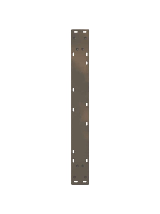 Ruokapöydän jalat 2 kpl luonnonvärinen teräs 80x(72-73,3) cm teräs