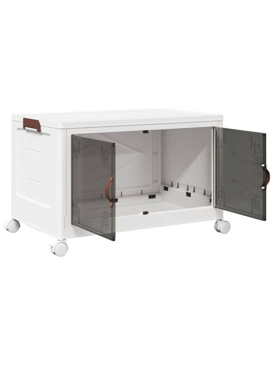 Pinottava säilytyslaatikko pyörillä 75 l 64x40x41 cm