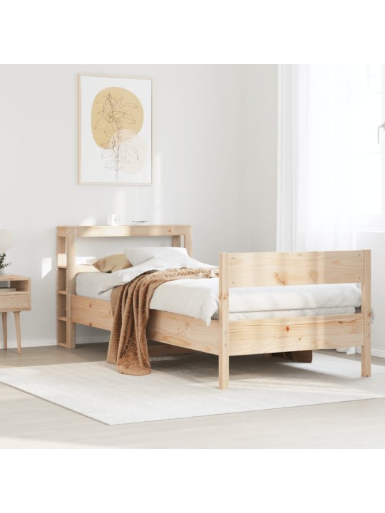 Sängynrunko ilman patjaa 90x200 cm täysi mänty