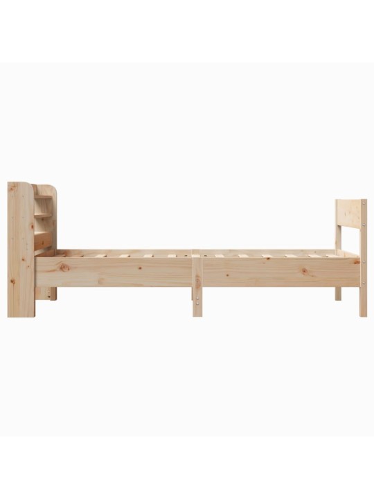 Sängynrunko ilman patjaa 75x190 cm täysi mänty