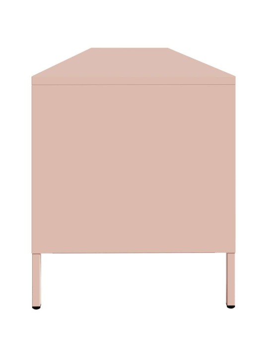 Tv-taso pinkki 202x39x43,5 cm kylmävalssattu teräs