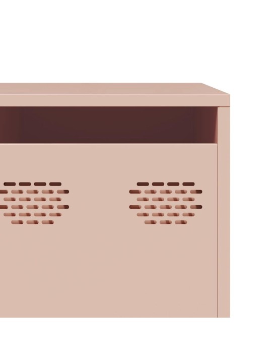 Tv-taso pinkki 202x39x43,5 cm kylmävalssattu teräs