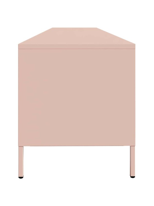 Tv-taso pinkki 202x39x43,5 cm kylmävalssattu teräs