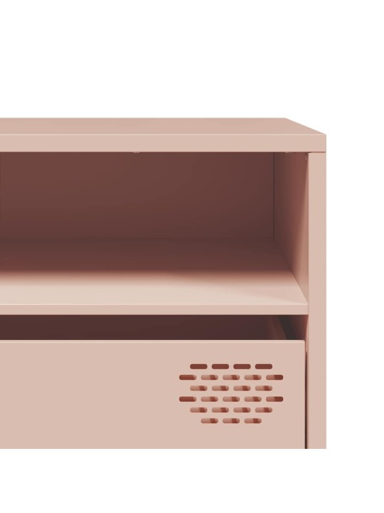 Tv-taso pinkki 202x39x43,5 cm kylmävalssattu teräs