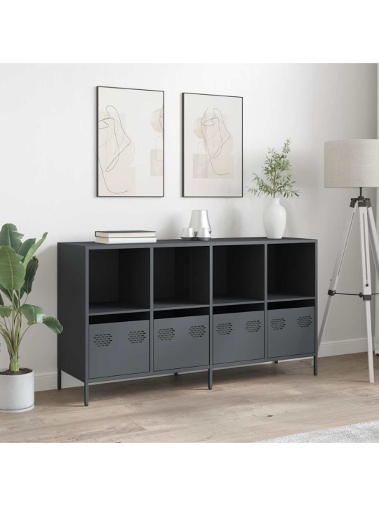 Senkki antrasiitti 135x39x73,5 cm kylmävalssattu teräs