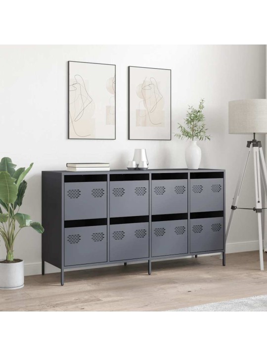 Senkki antrasiitti 135x39x73,5 cm kylmävalssattu teräs
