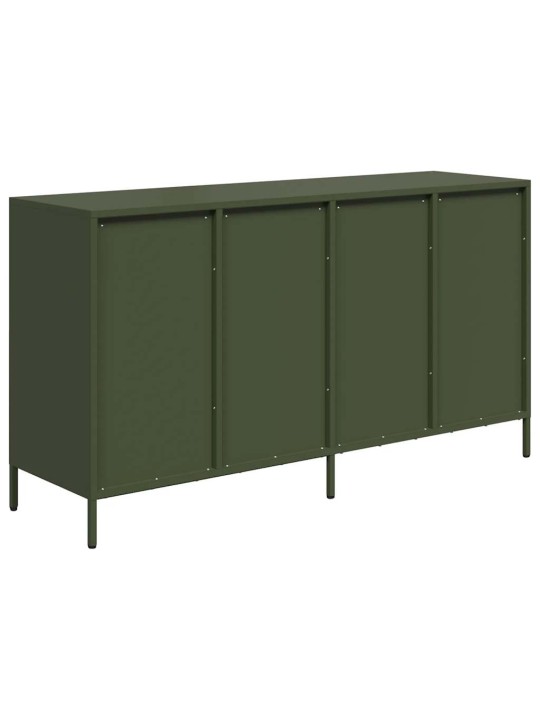 Senkki oliivinvihreä 135x39x73,5 cm kylmävalssattu teräs