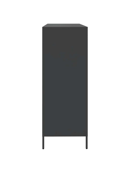 Senkki musta 135x39x103,5 cm kylmävalssattu teräs