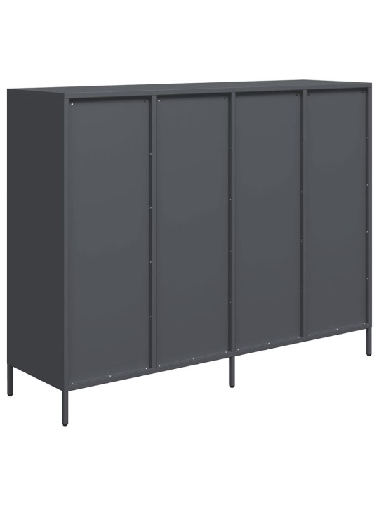 Senkki antrasiitti 135x39x103,5 cm kylmävalssattu teräs