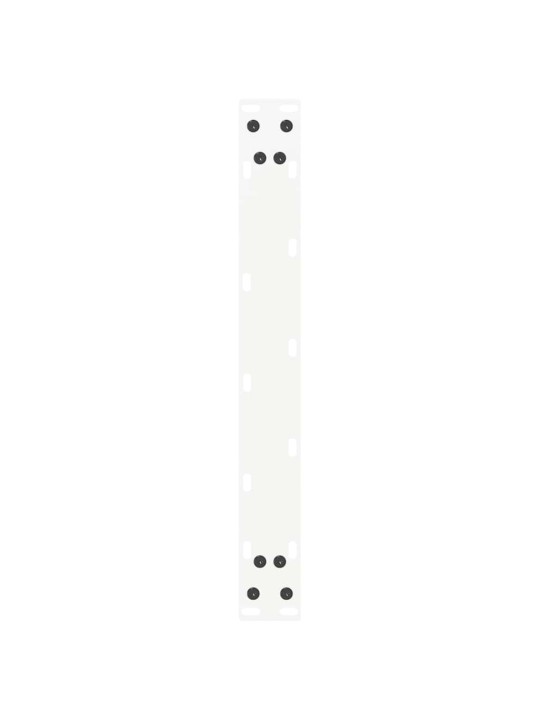 Sohvapöydän jalat u-muotoiset 2 kpl valkoinen 50x(30-31) cm teräs