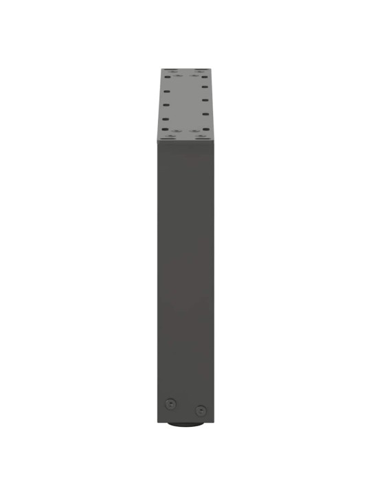 Sohvapöydän jalat u-muotoiset 2 kpl antrasiitti 50x(30-31) cm teräs