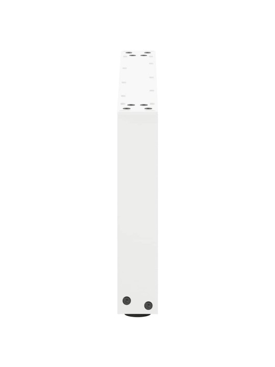 Sohvapöydän jalat u-muotoiset 2 kpl valkoinen 60x(30-31) cm teräs