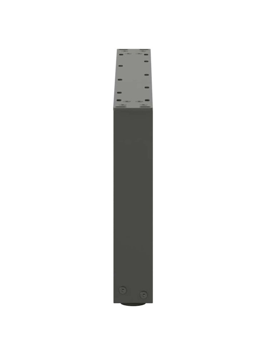 Sohvapöydän jalat u-muotoiset 2 kpl antrasiitti 60x(30-31) cm teräs