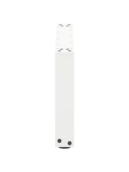 Sohvapöydän jalat u-muotoiset 2 kpl valkoinen 70x(30-31) cm teräs