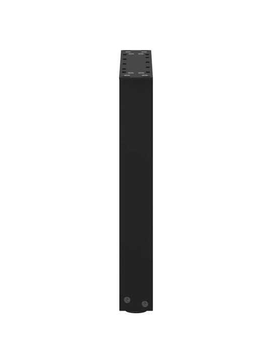 Sohvapöydän jalat u-muotoiset 2 kpl musta 28x(42-43) cm teräs
