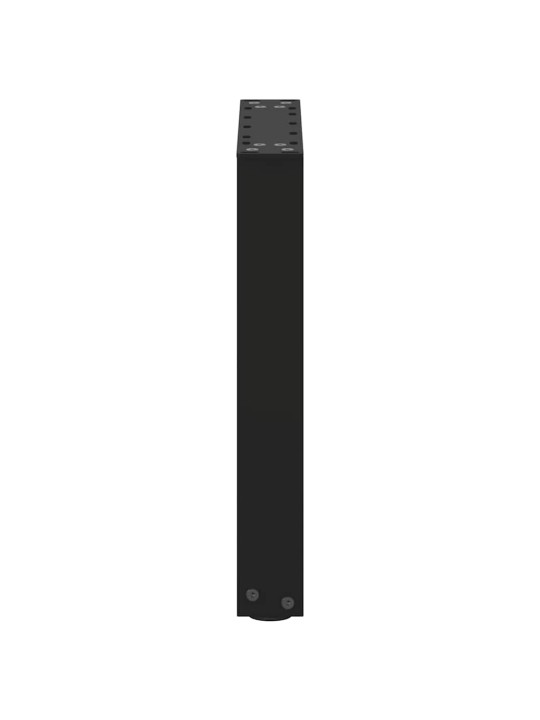 Sohvapöydän jalat u-muotoiset 2 kpl musta 38x(42-43) cm teräs