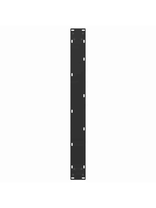 Ruokapöydän jalat u-muotoiset 3 kpl musta 90x(72-73) cm teräs