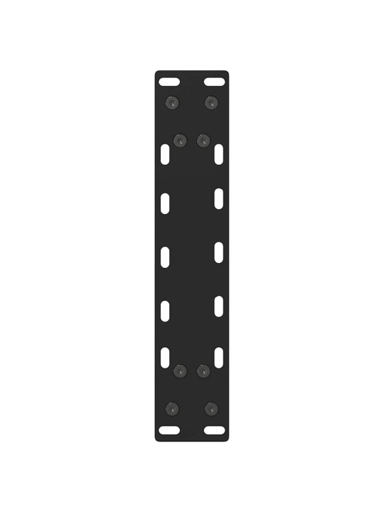 Sohvapöydän jalat mustat 2 kpl 30x(30-31) cm teräs