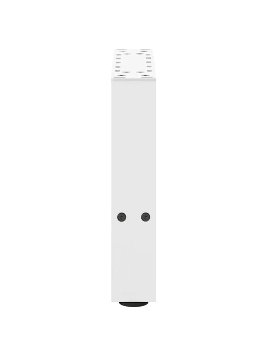Sohvapöydän jalat valkoiset 2 kpl 40x(30-31) cm teräs