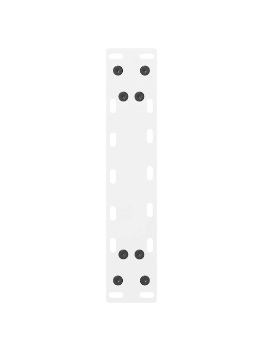 Sohvapöydän jalat valkoiset 2 kpl 40x(30-31) cm teräs