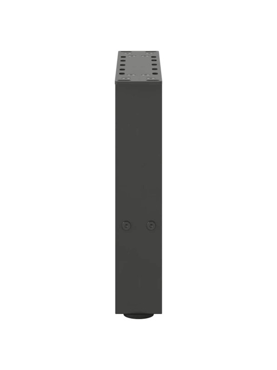 Sohvapöydän jalat antrasiitti 2 kpl 40x(30-31) cm teräs