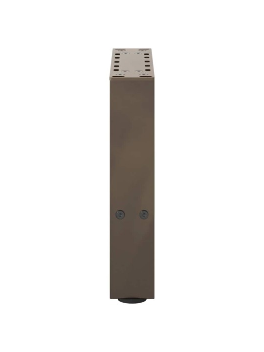 Sohvapöydän jalat, luonnonvärinen teräs, 2 kpl, 40 x (30-31) cm, teräs