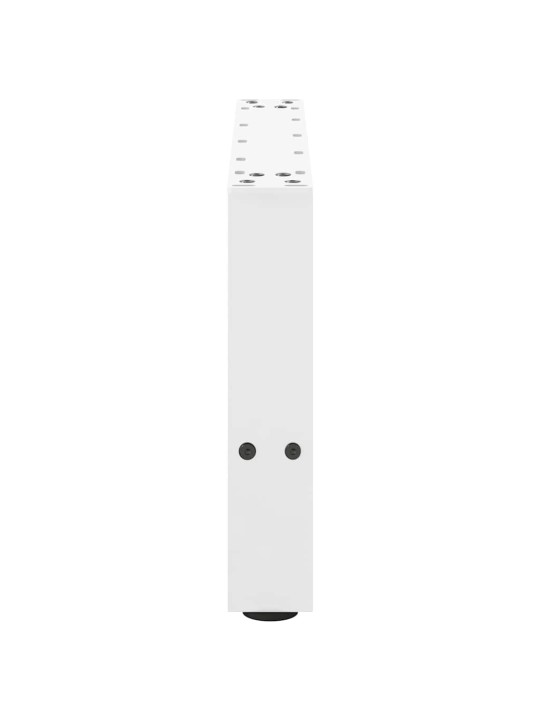 Sohvapöydän jalat valkoiset 2 kpl 50x(30-31) cm teräs