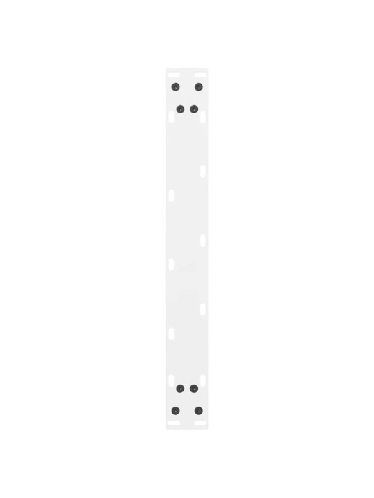Sohvapöydän jalat valkoiset 2 kpl 50x(30-31) cm teräs