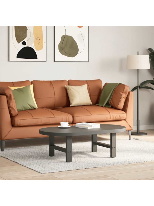 Sohvapöydän jalat antrasiitti 2 kpl 50x(30-31) cm teräs