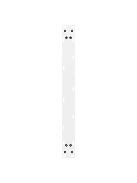 Sohvapöydän jalat valkoiset 2 kpl 60x(30-31) cm teräs