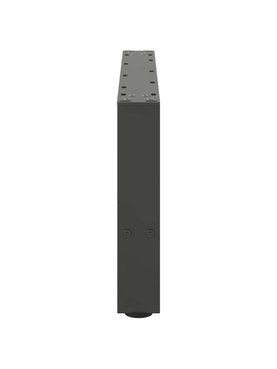 Sohvapöydän jalat antrasiitti 2 kpl 60x(30-31) cm teräs