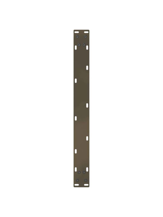Sohvapöydän jalat, luonnonvärinen teräs, 2 kpl, 60 x (30-31) cm, teräs