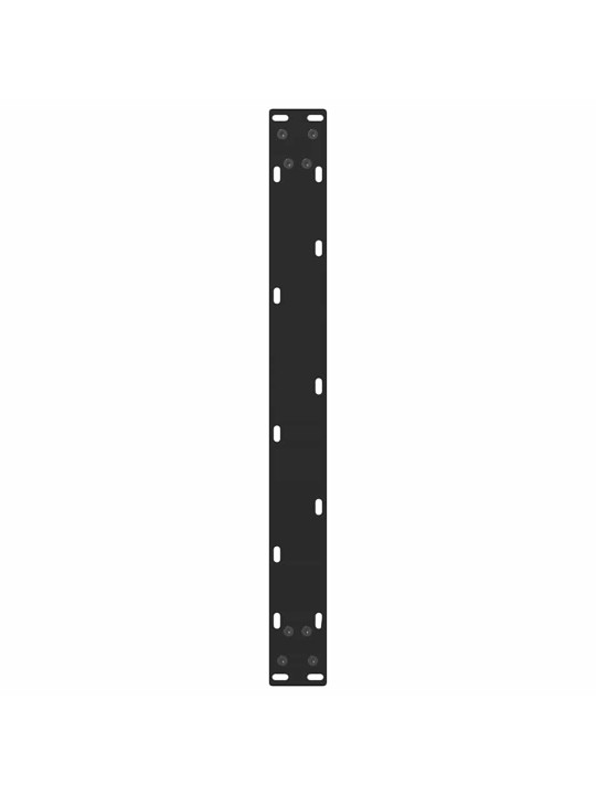 Sohvapöydän jalat mustat 2 kpl 70x(30-31) cm teräs