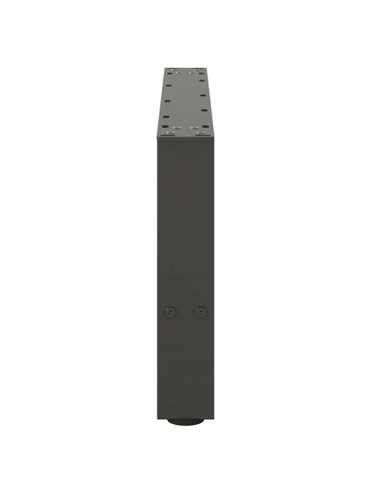 Sohvapöydän jalat antrasiitti 2 kpl 70x(30-31) cm teräs