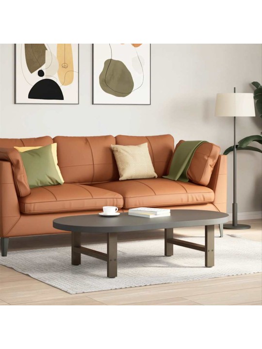 Sohvapöydän jalat, luonnonvärinen teräs, 2 kpl, 70 x (30-31) cm, teräs