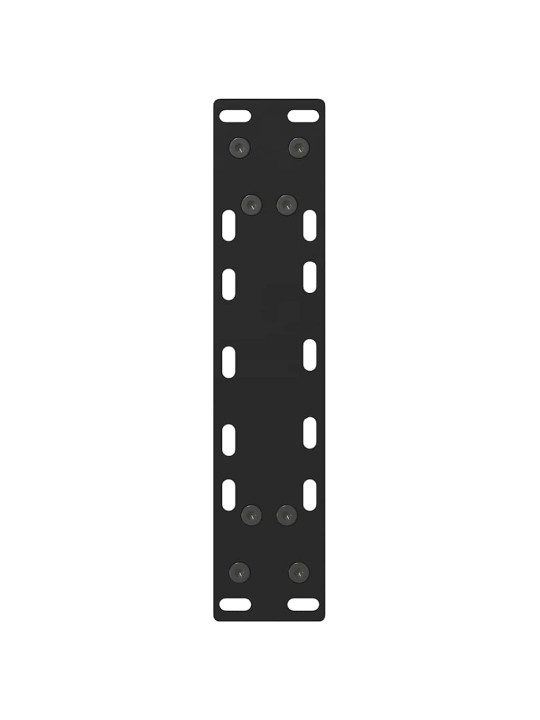 Sohvapöydän jalat mustat 2 kpl 28x(42-43) cm teräs