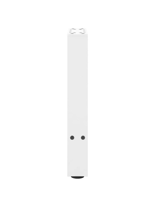Sohvapöydän jalat valkoiset 2 kpl 28x(42-43) cm teräs