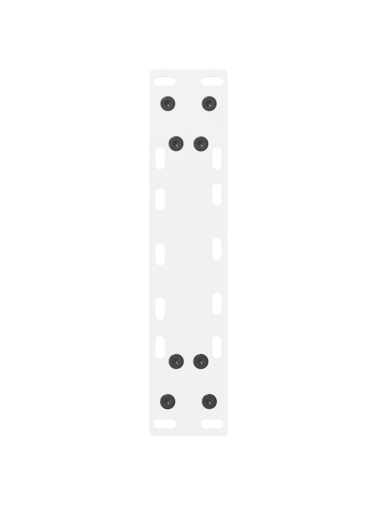 Sohvapöydän jalat valkoiset 2 kpl 28x(42-43) cm teräs