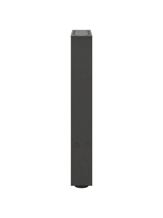 Sohvapöydän jalat antrasiitti 2 kpl 28x(42-43) cm teräs