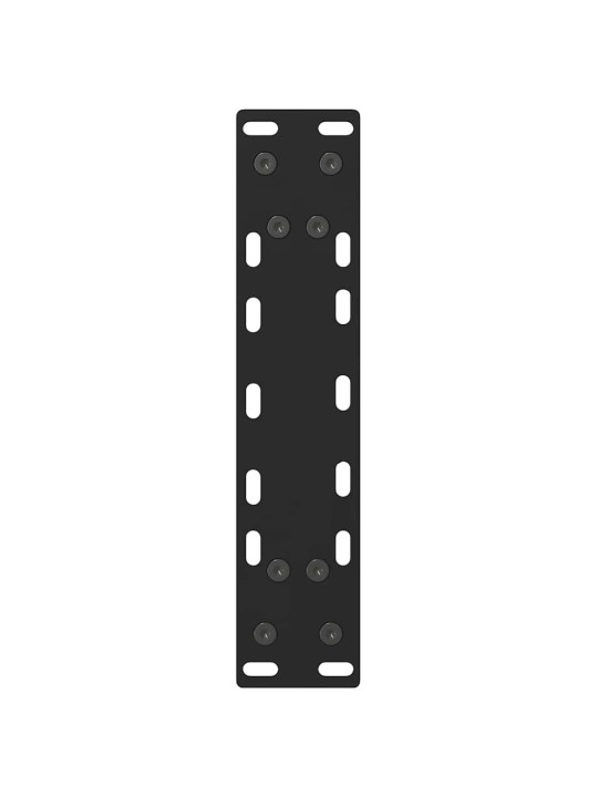 Sohvapöydän jalat mustat 2 kpl 38x(42-43) cm teräs