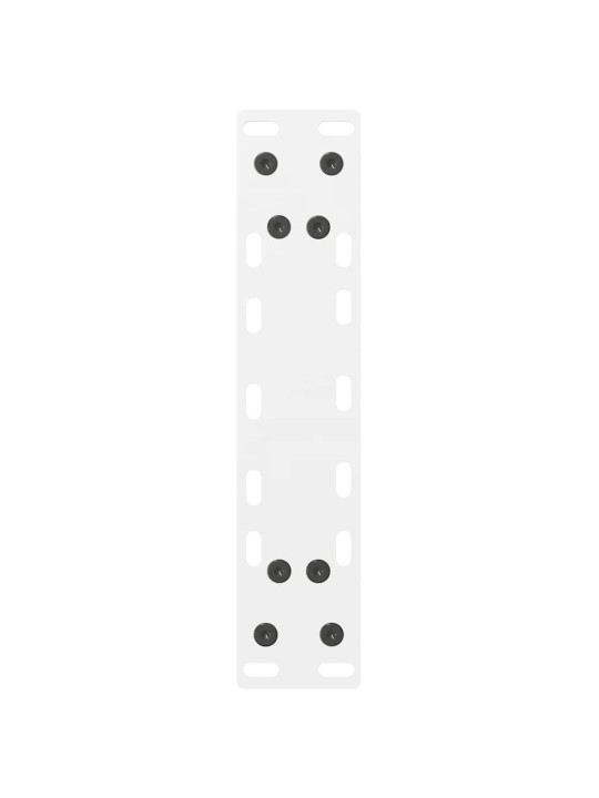 Sohvapöydän jalat valkoiset 2 kpl 38x(42-43) cm teräs