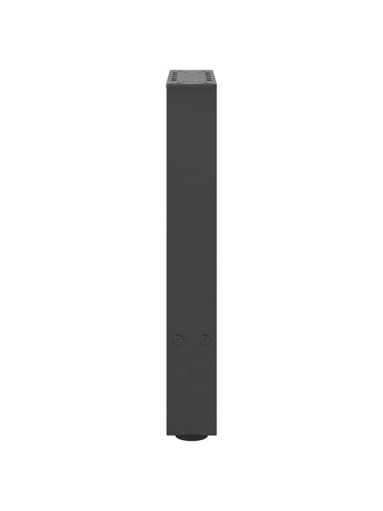 Sohvapöydän jalat antrasiitti 2 kpl 38x(42-43) cm teräs